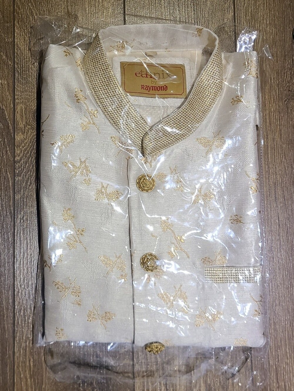 BNIP - Ethnix - (Size 44") Indian Traditional Embroidered Nehru Men's Jacket